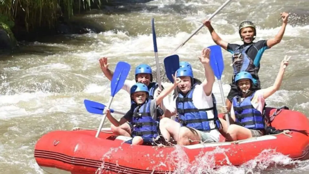 Ayung White Water Rafting Location