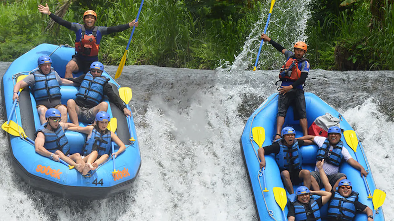 Telaga Waja White Water Rafting in Bali Ticket