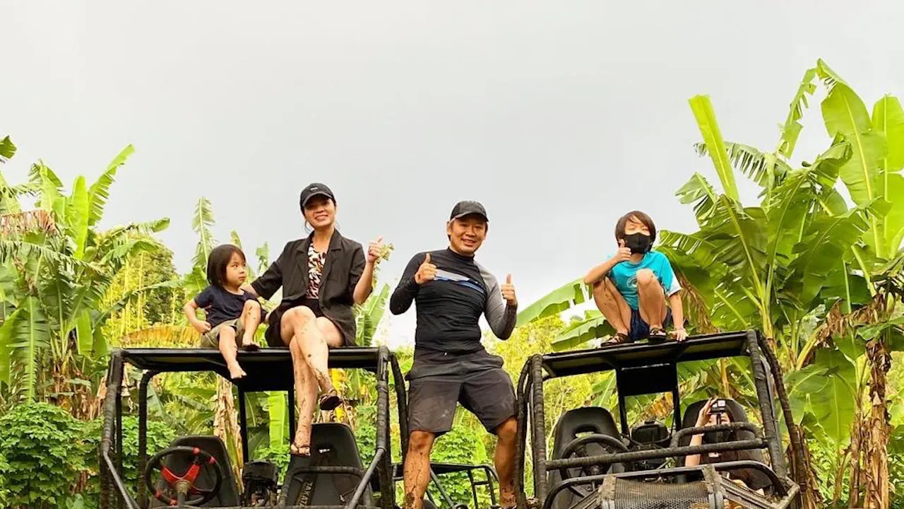 Green Hillside Cycling at Bali Review