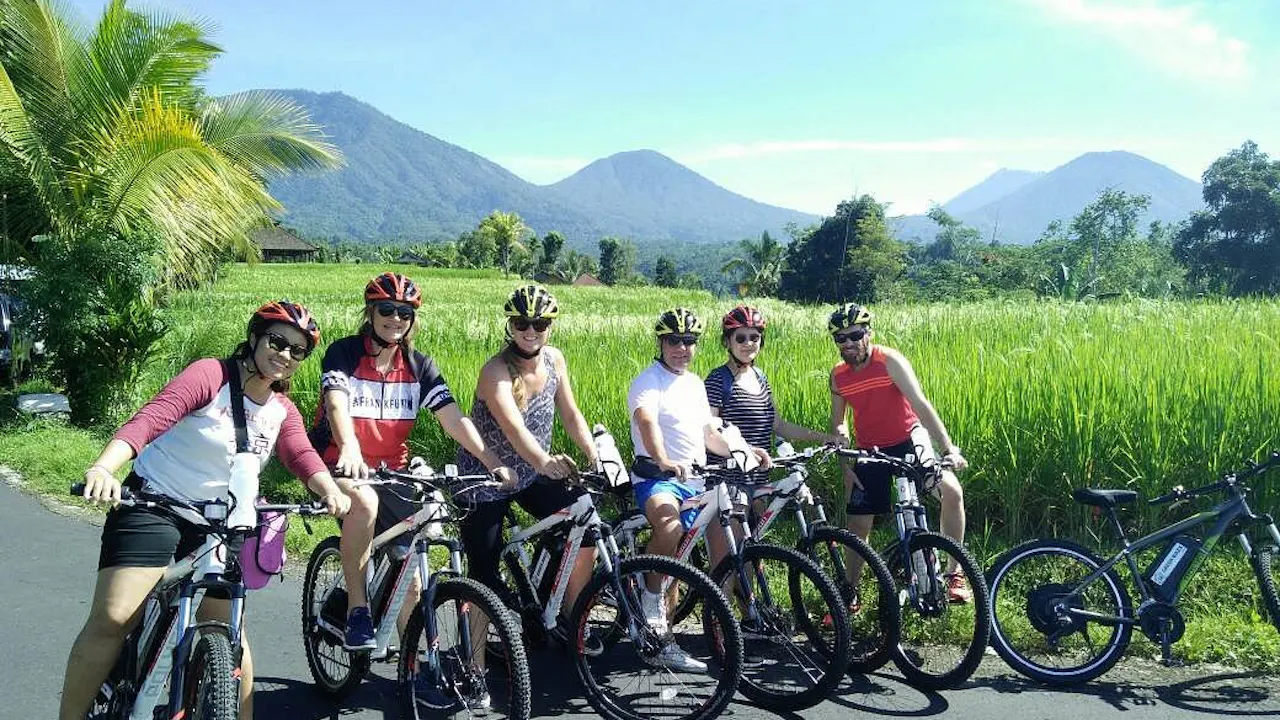 Green Hillside Cycling at Bali Ticket