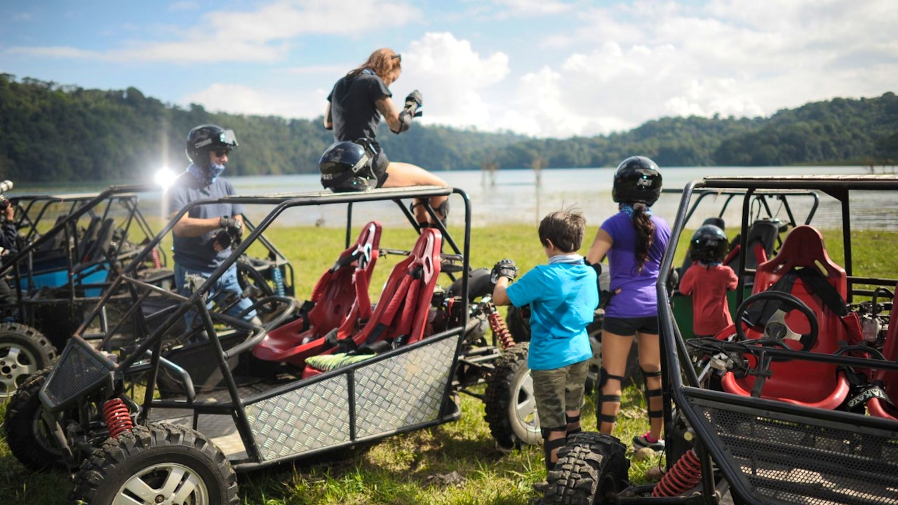 Green Hillside Cycling at Bali Thrillark