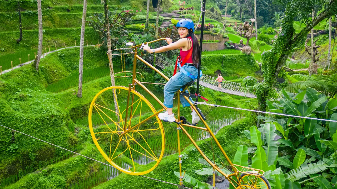 Alas Harum Day Pass, Swing, Sky Bike & Flying Fox