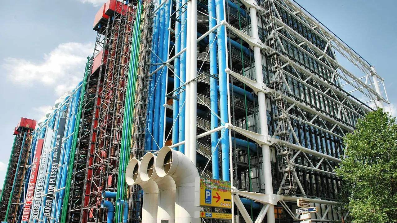 Centre Pompidou Exhibition + Rooftop Access