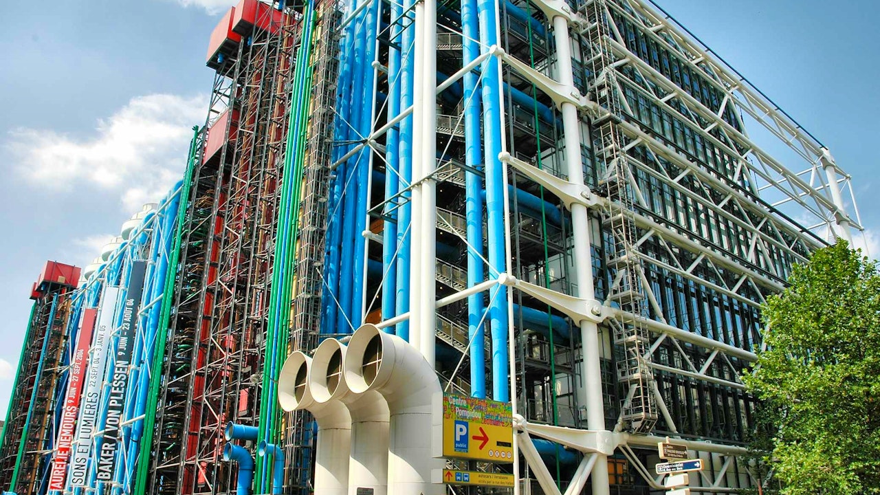 Centre Pompidou Exhibition + Rooftop Access