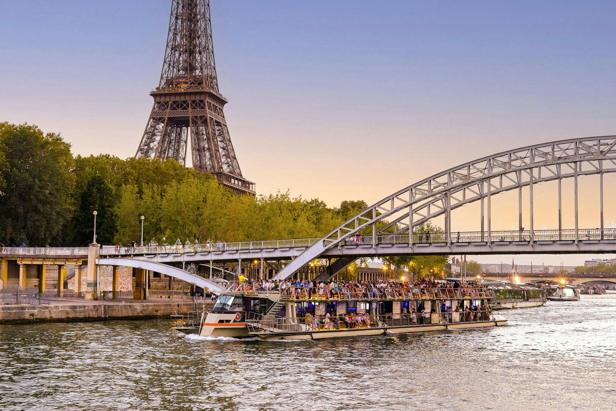 Seine River Sightseeing Cruise from the Eiffel Tower