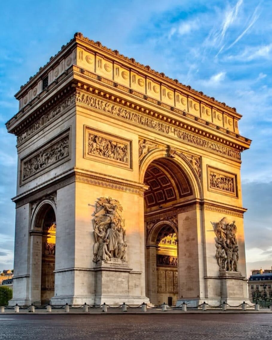 Arc de Triomphe Entry ticket + Rooftop Access Thrillark