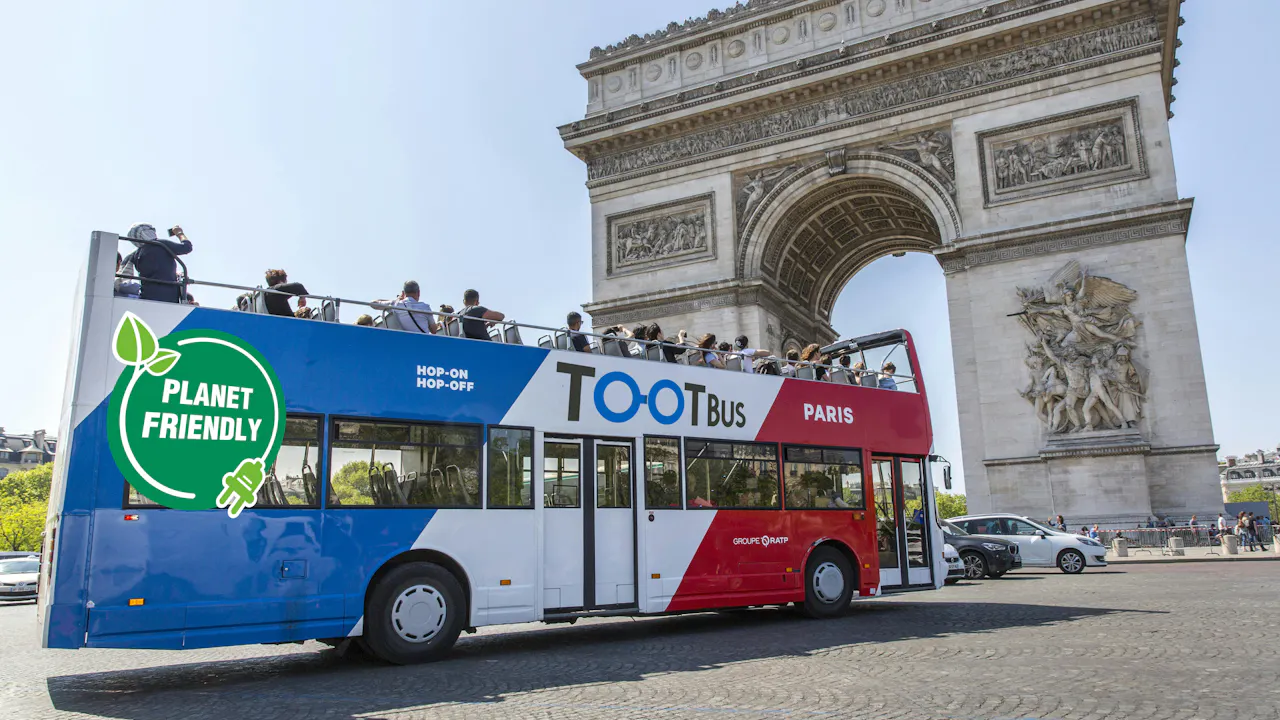 Tootbus Paris Eco-Friendly Hop-on Hop-off Bus