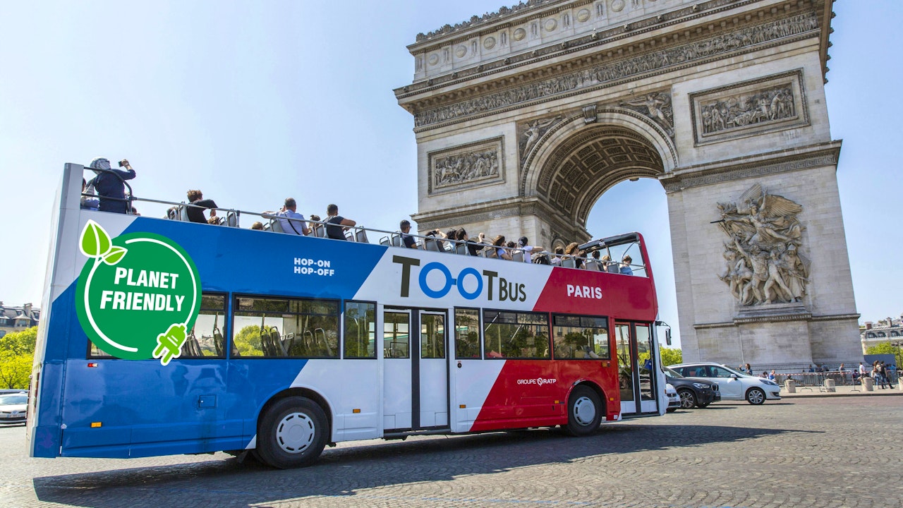 Tootbus Paris Eco-Friendly Hop-on Hop-off Bus