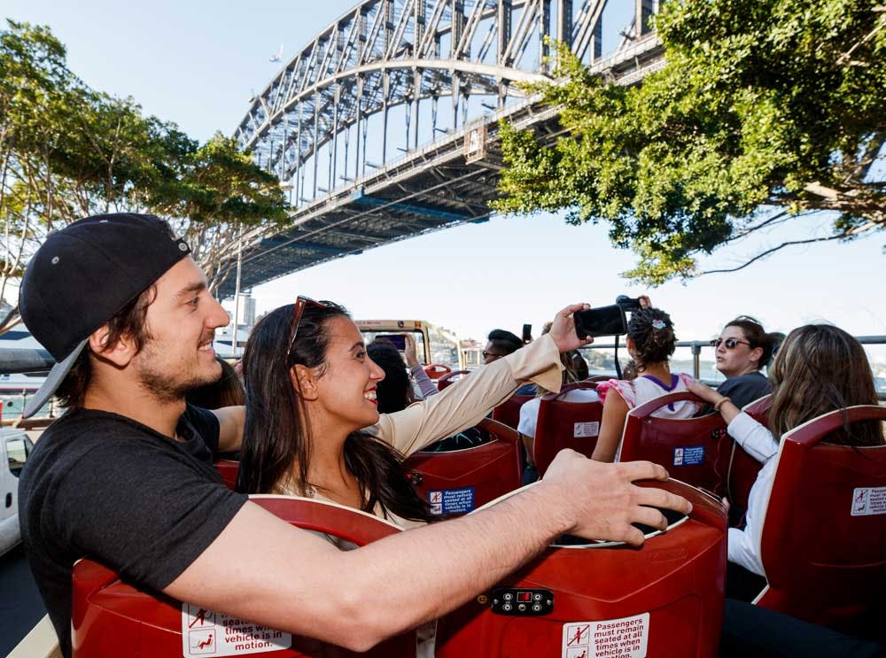 Sydney  Bus Tour with Optional Hop-on-Hop-off Harbour Cruise Location