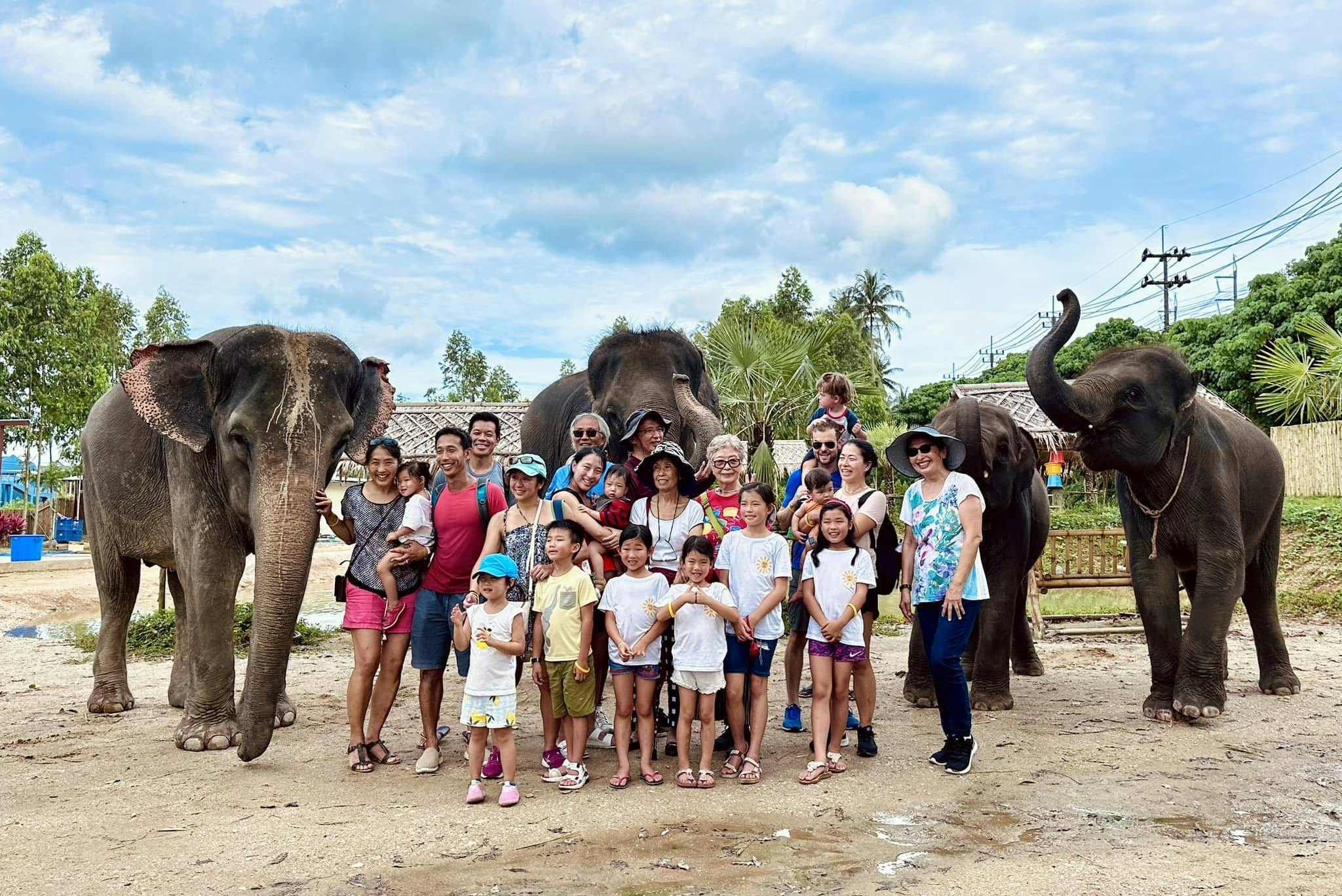 Kerchor Elephant Family Phuket