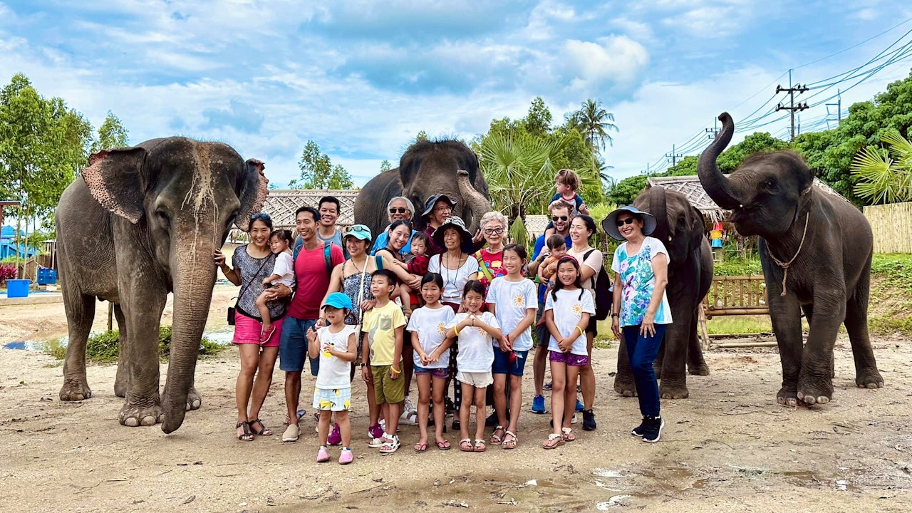 Kerchor Elephant Family Phuket