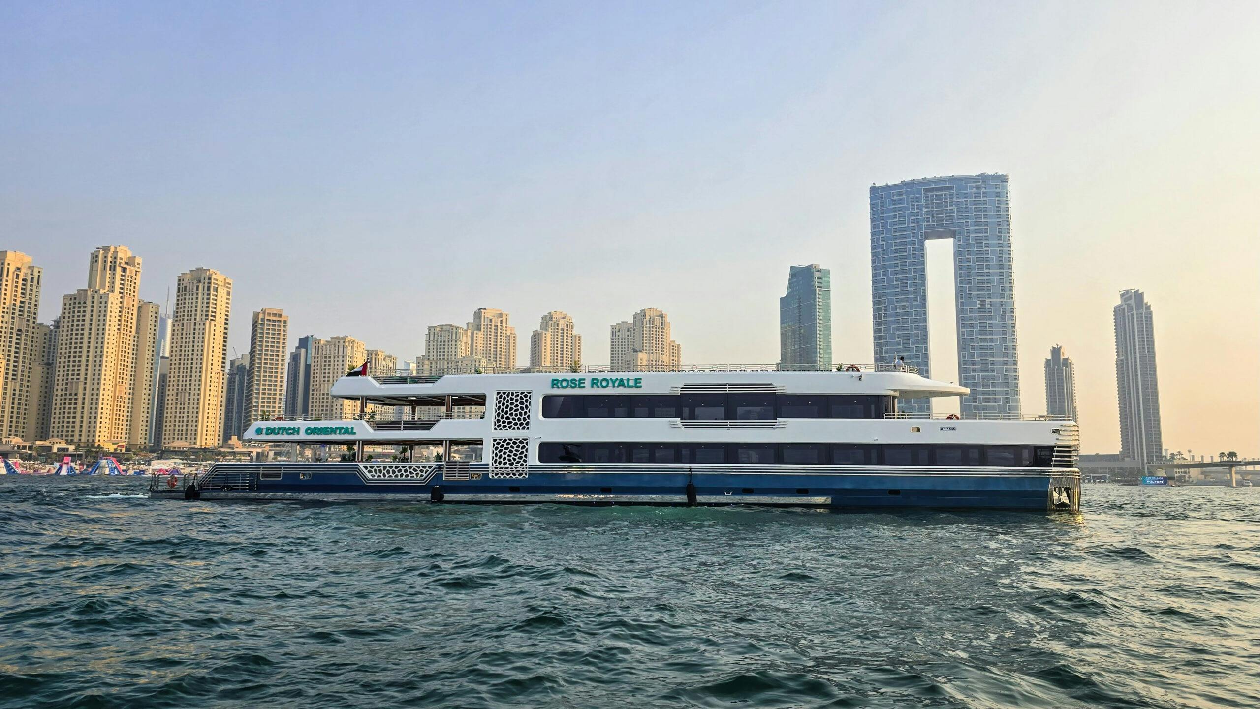 Rose Royale Mega Yacht Dinner Cruise - Yas Marina 