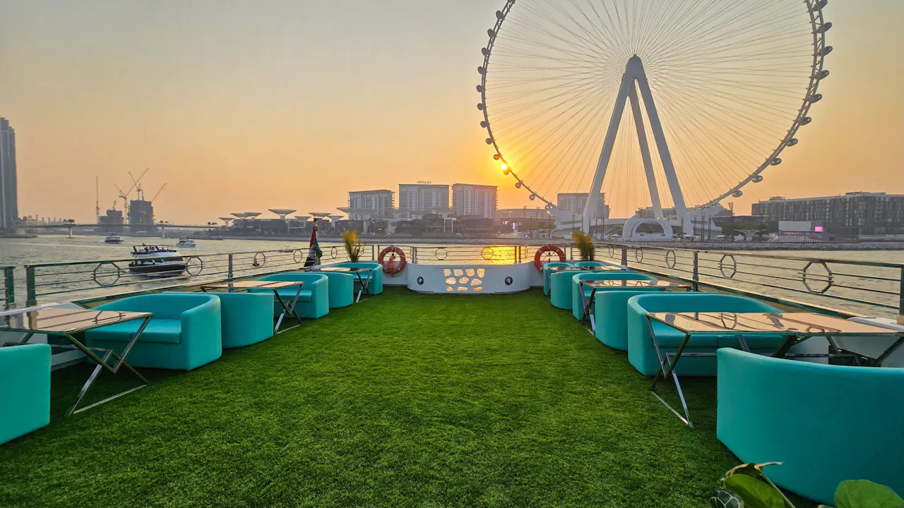 Rose Royale Mega Yacht Dinner Cruise - Yas Marina Ticket