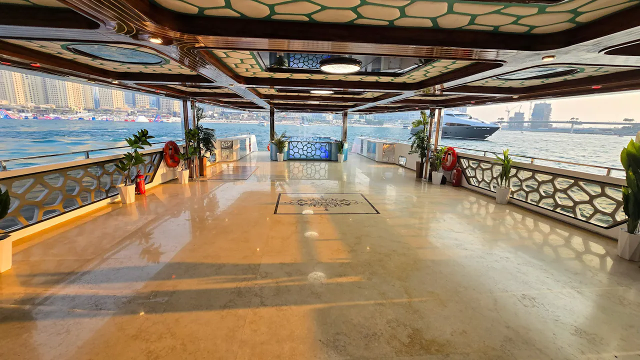 Rose Royale Mega Yacht Dinner Cruise - Yas Marina Price