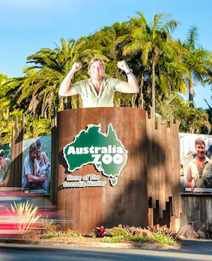 Australia Zoo Entry with Sunshine Coast Hotel Transfers