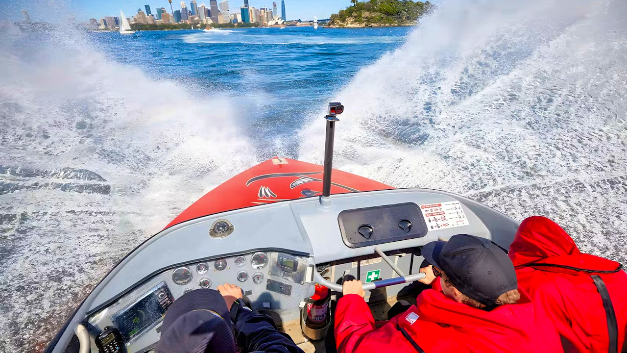Oz Jet Boating Ride on Sydney Harbour Thrillark