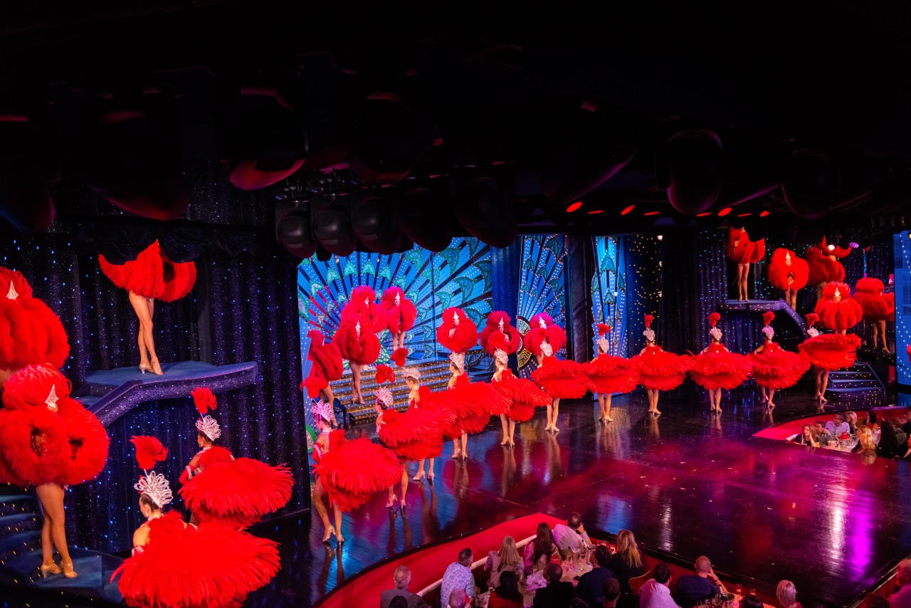 Moulin Rouge Cabaret Show with Drop-off Service and Dinner Ticket