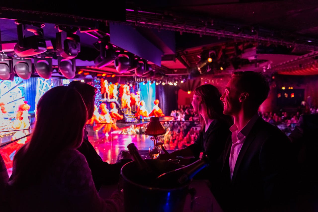 Moulin Rouge Cabaret Show with Drop-off Service and Dinner Discount
