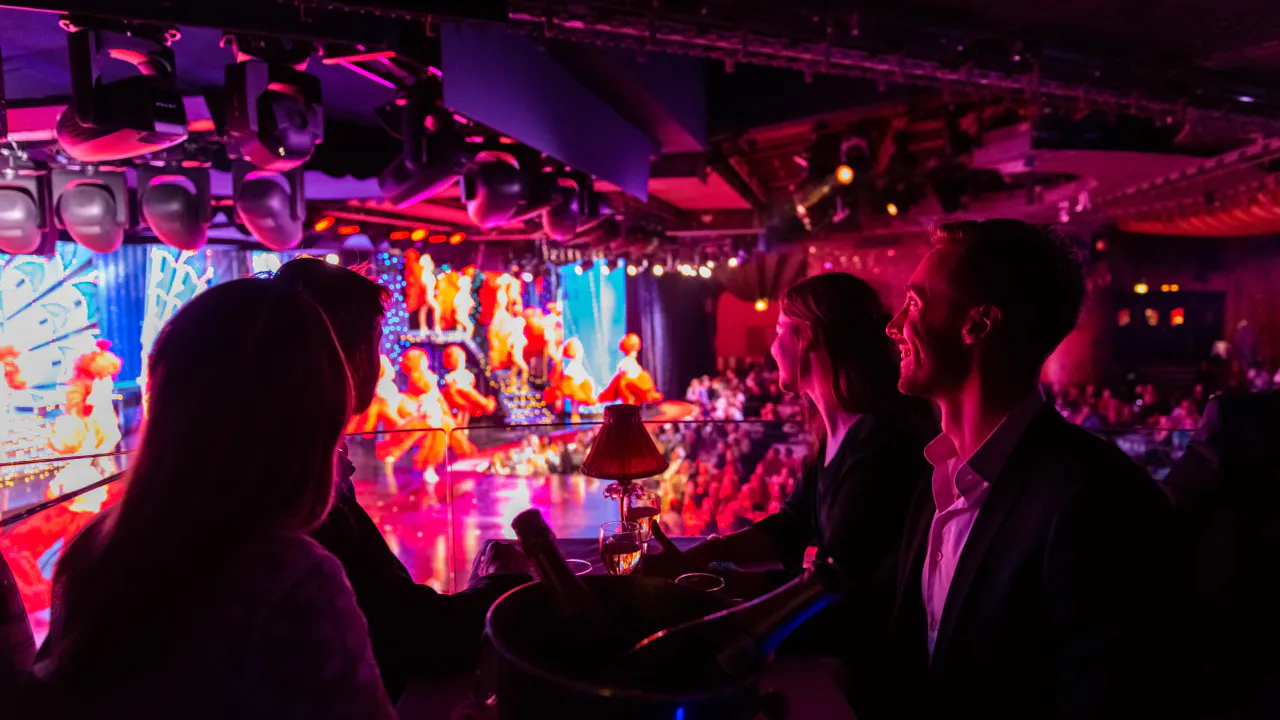 Moulin Rouge Cabaret Show with Drop-off Service and Dinner Discount