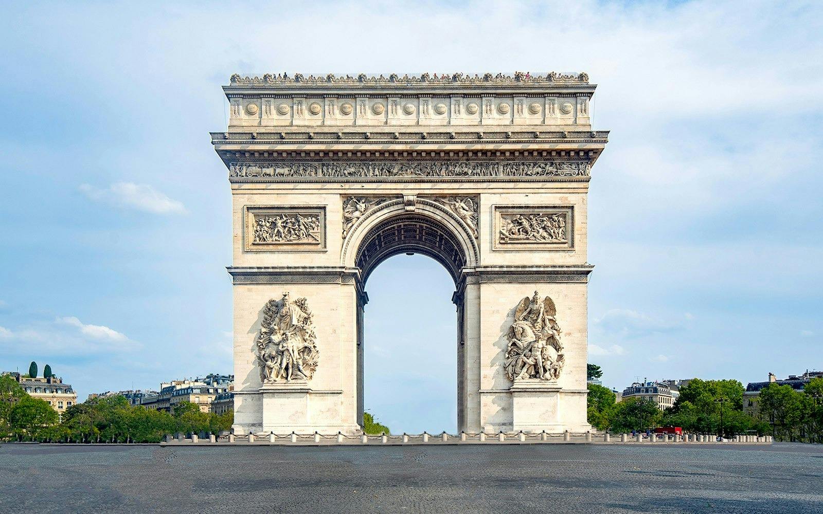 Arc de Triomphe: Admission + Rooftop Access Location