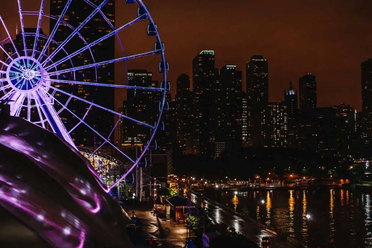 Navy Pier Centennial Wheel Ticket + The Art Institute of Chicago Location