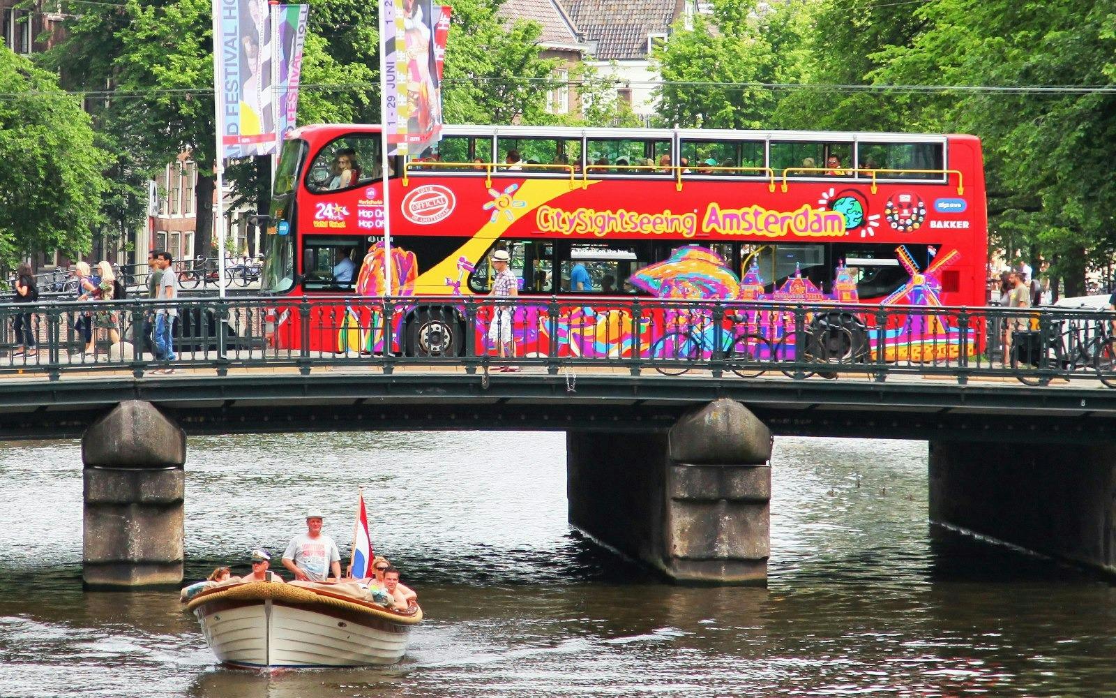 Sightseeing Hop-on Hop-off Bus Tour Amsterdam Thrillark