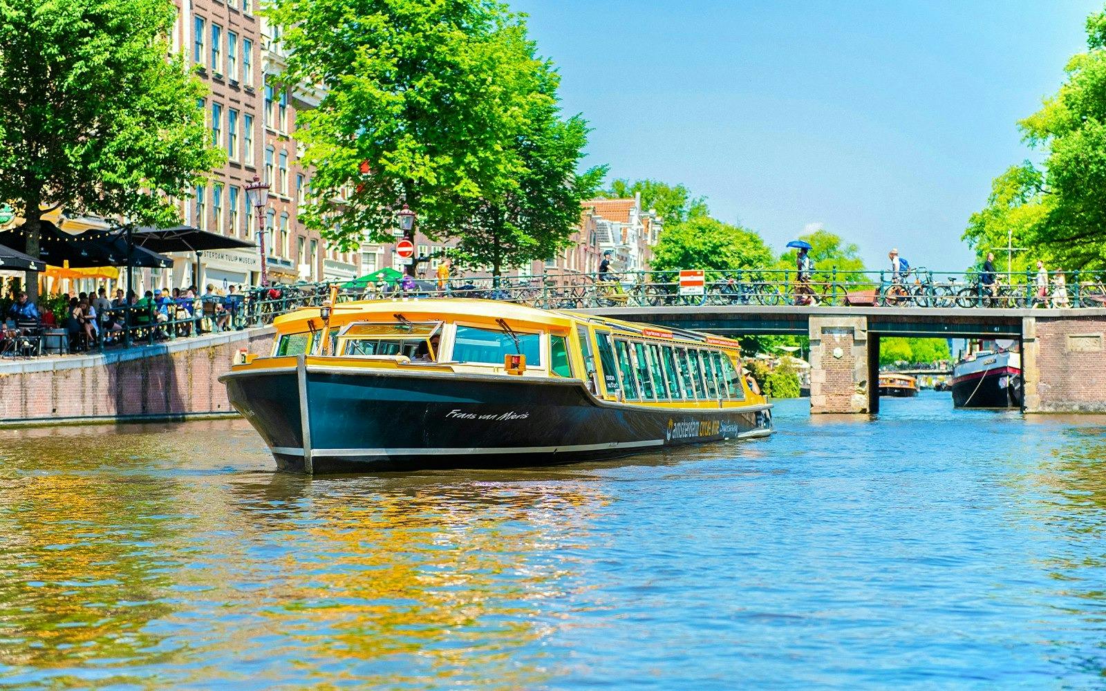 Amsterdam Semi-Open Boat Canal Cruise Ticket Ticket