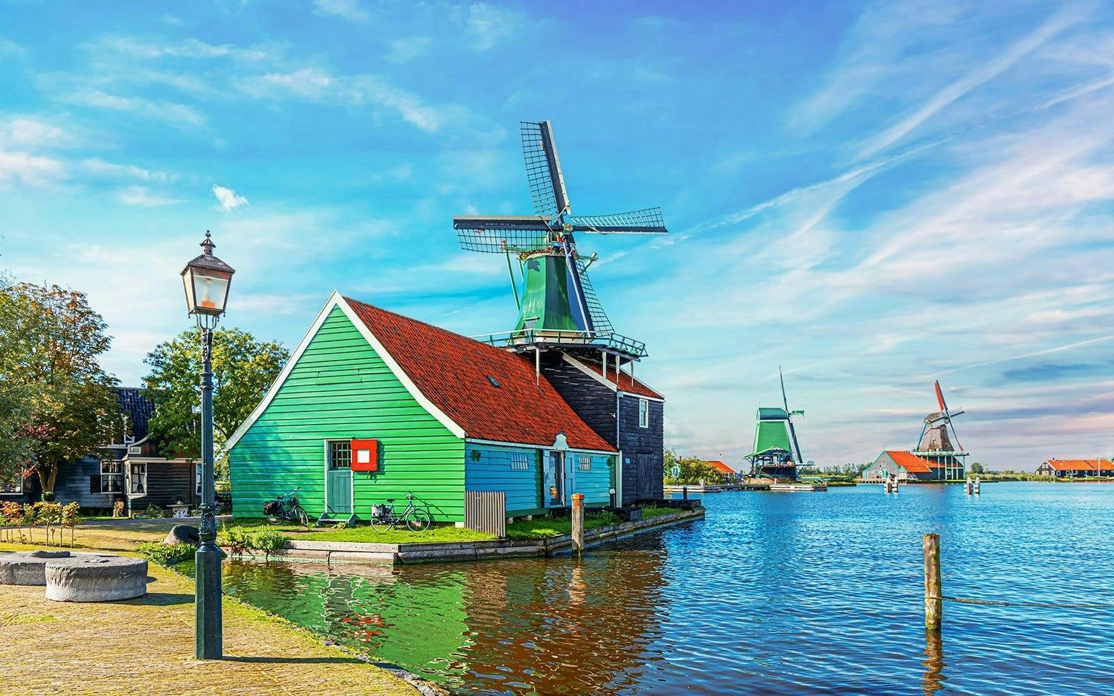 Zaanse Schans Windmill Village Tour with Transfers