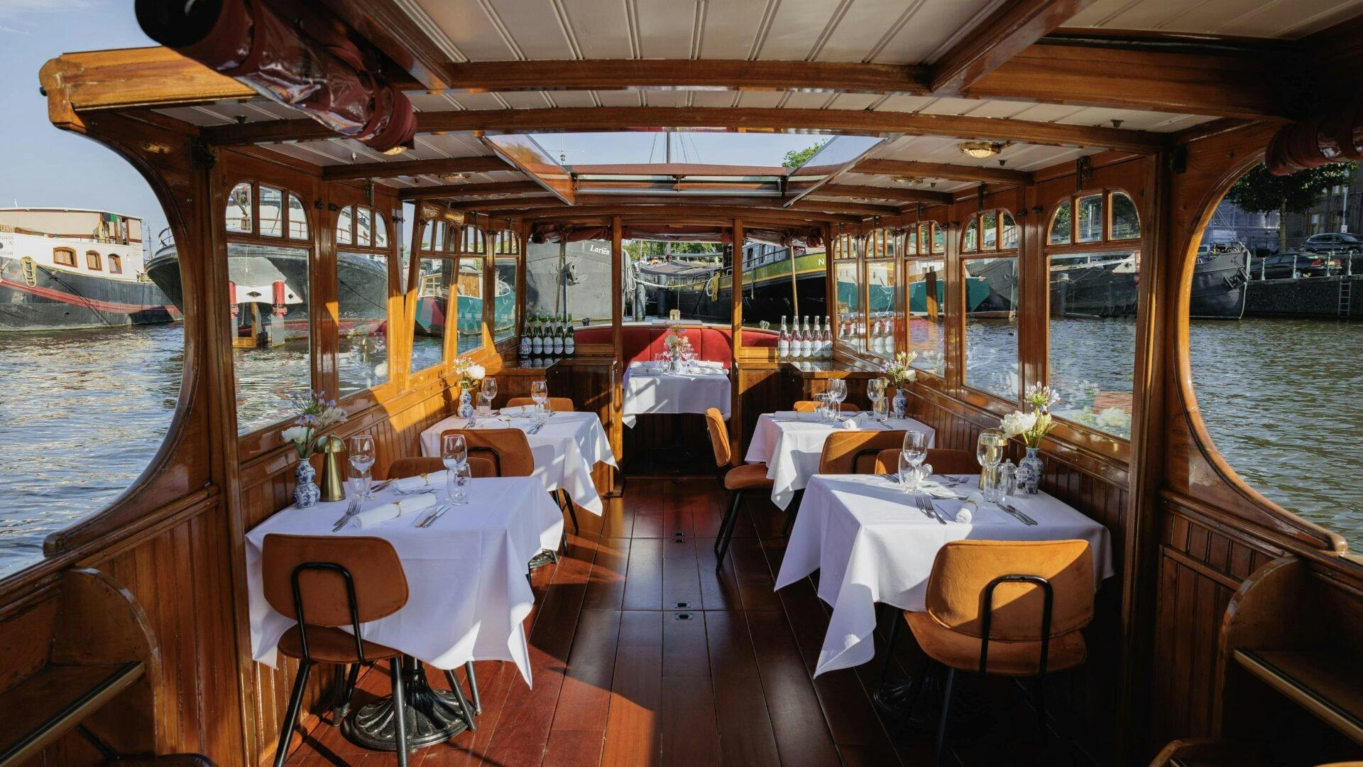 Amsterdam Canal Cruise with Dinner Ticket