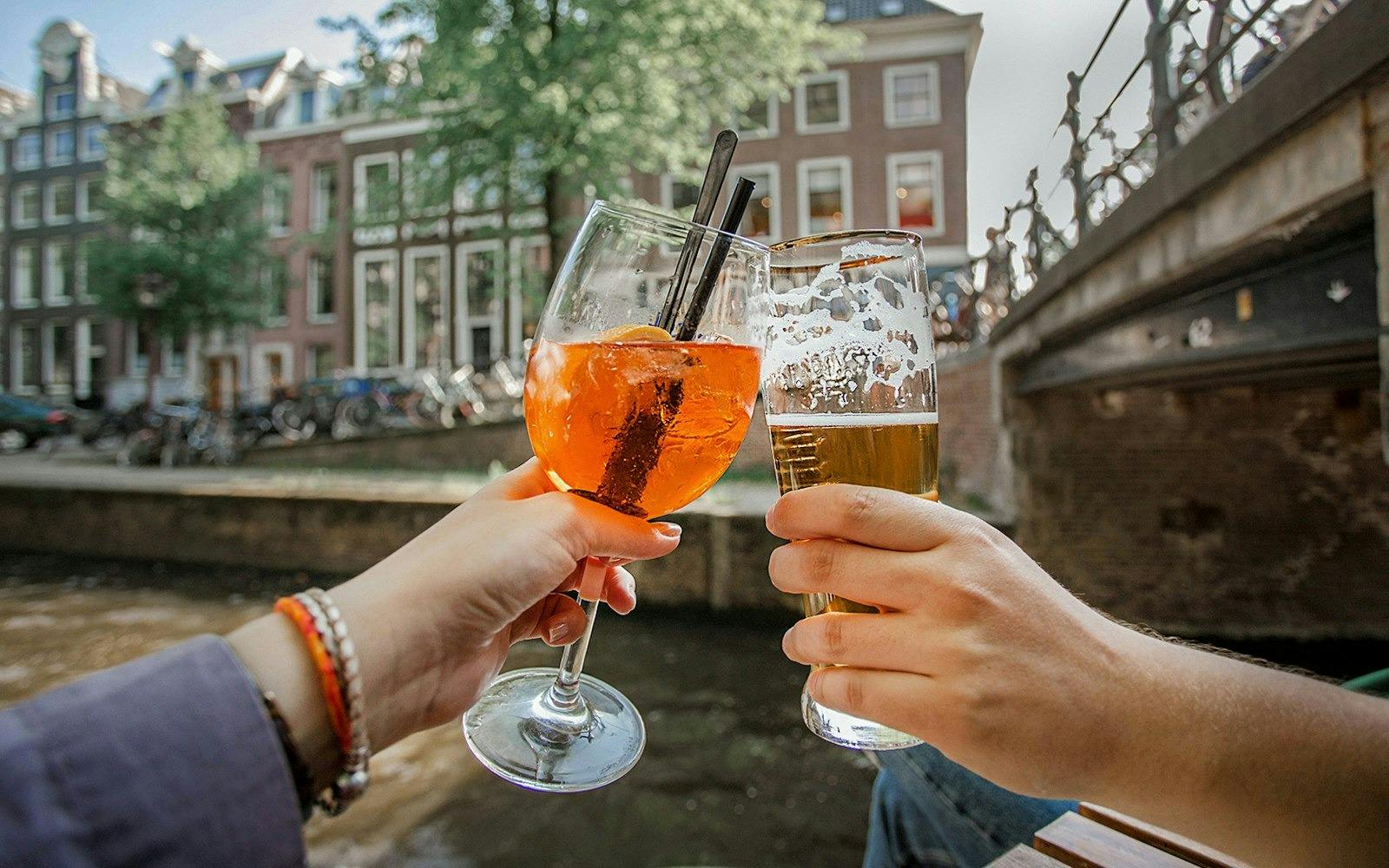 Amsterdam Canal Cruise Ticket with Pizza and Drinks Price