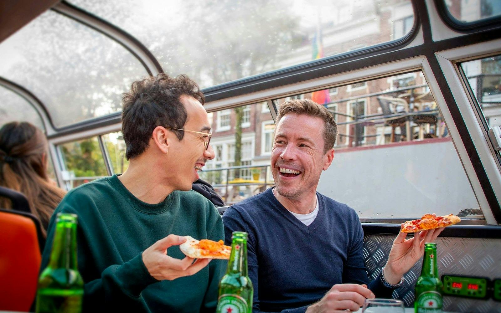 Amsterdam Canal Cruise Ticket with Pizza and Drinks Discount