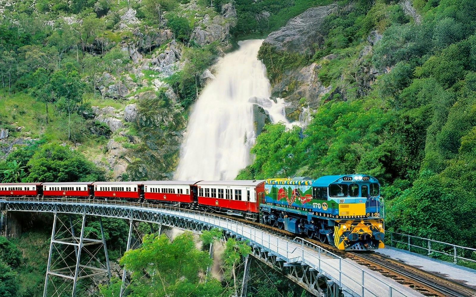 Skyrail Cableway & Kuranda Scenic Train with Hostel Transfer