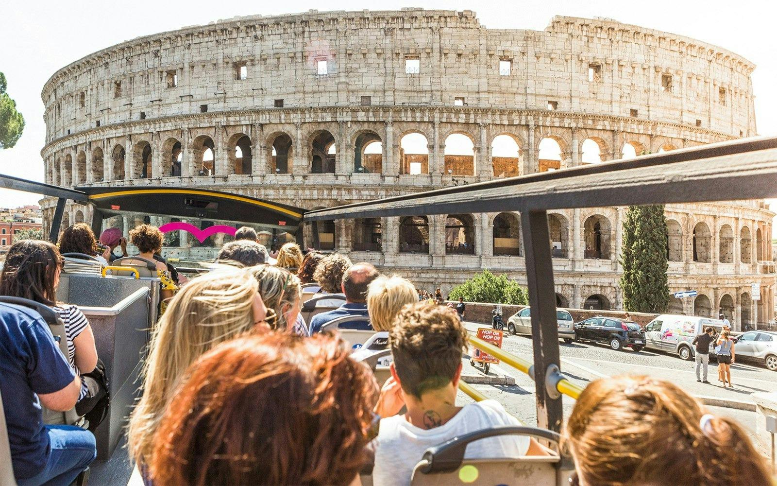 Colosseum Ticket & Rome Hop-on Hop-off Bus Tour 