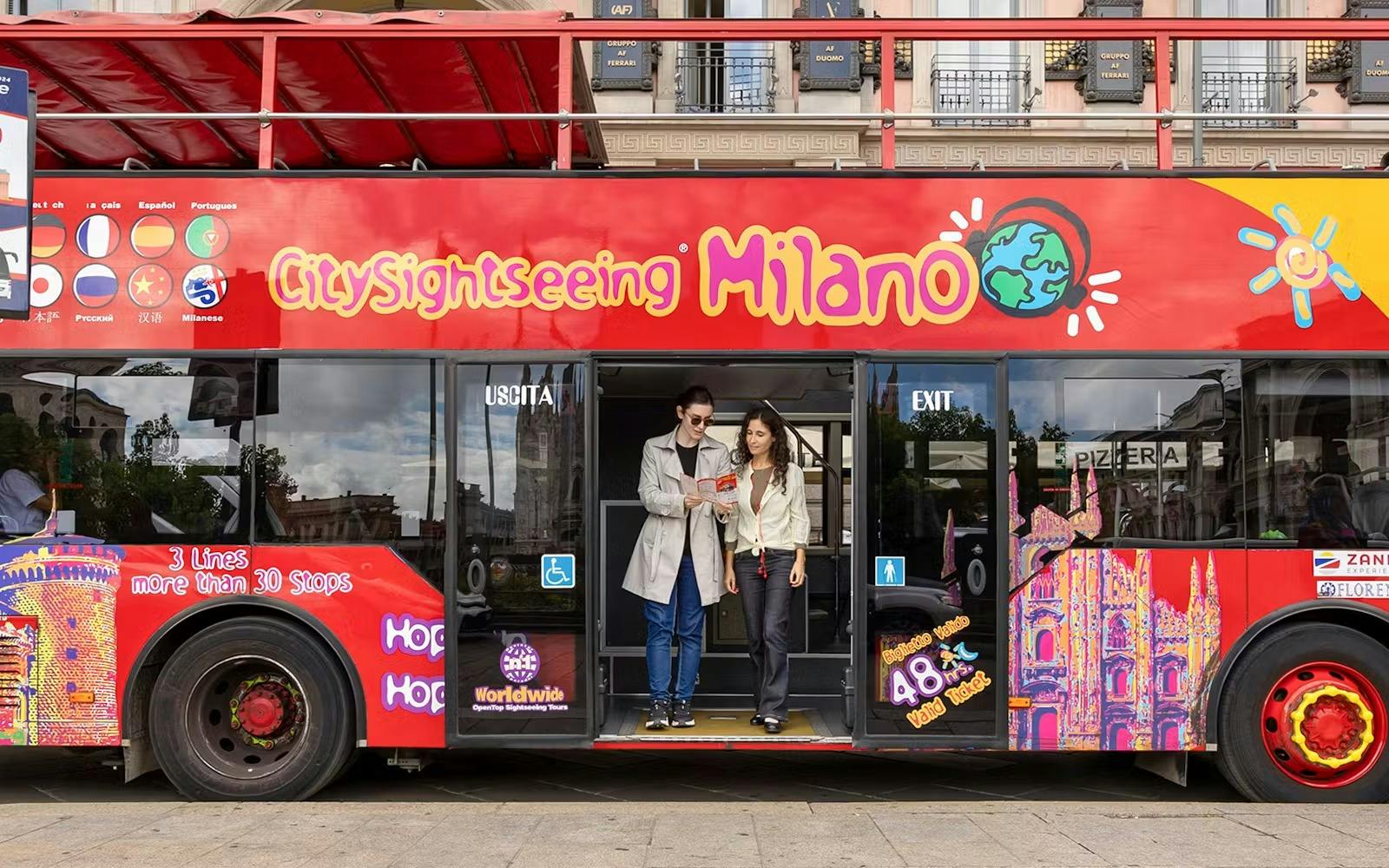 City Sightseeing Milan Hop-on Hop-off Bus Tour Location