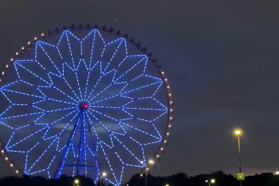 Diamond and Flower Ferris Wheel Ticket