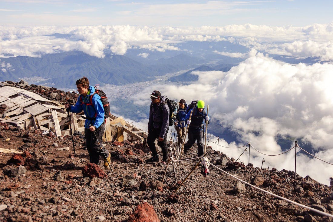 Guided Mt. Fuji Overnight Camping Ticket 