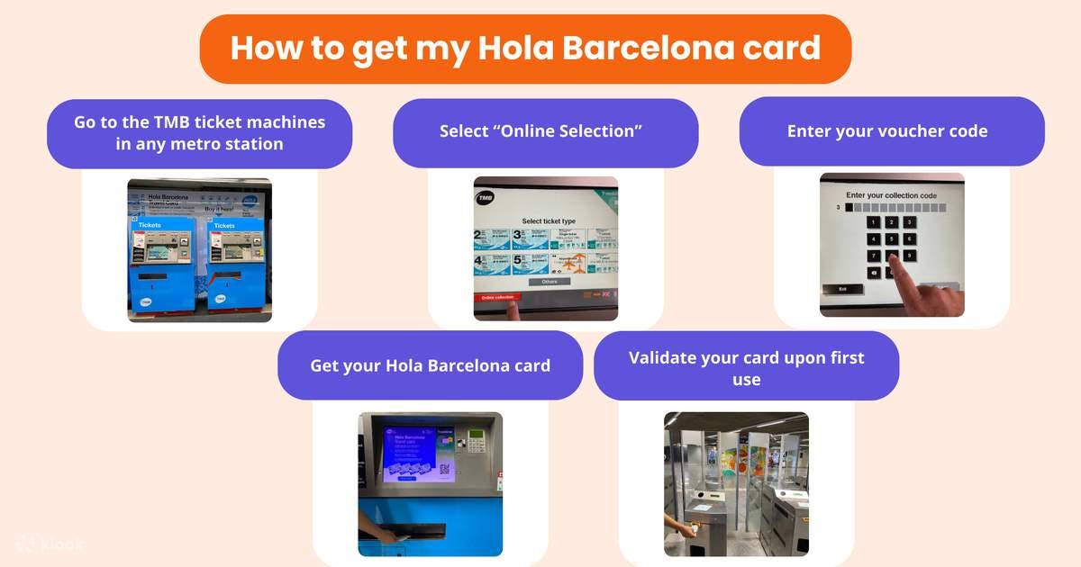 Hola Barcelona Public Transport Card Price