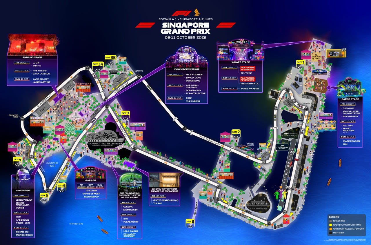 Formula 1 Singapore Airlines Singapore Grand Prix 2026 (9–11 October) Review