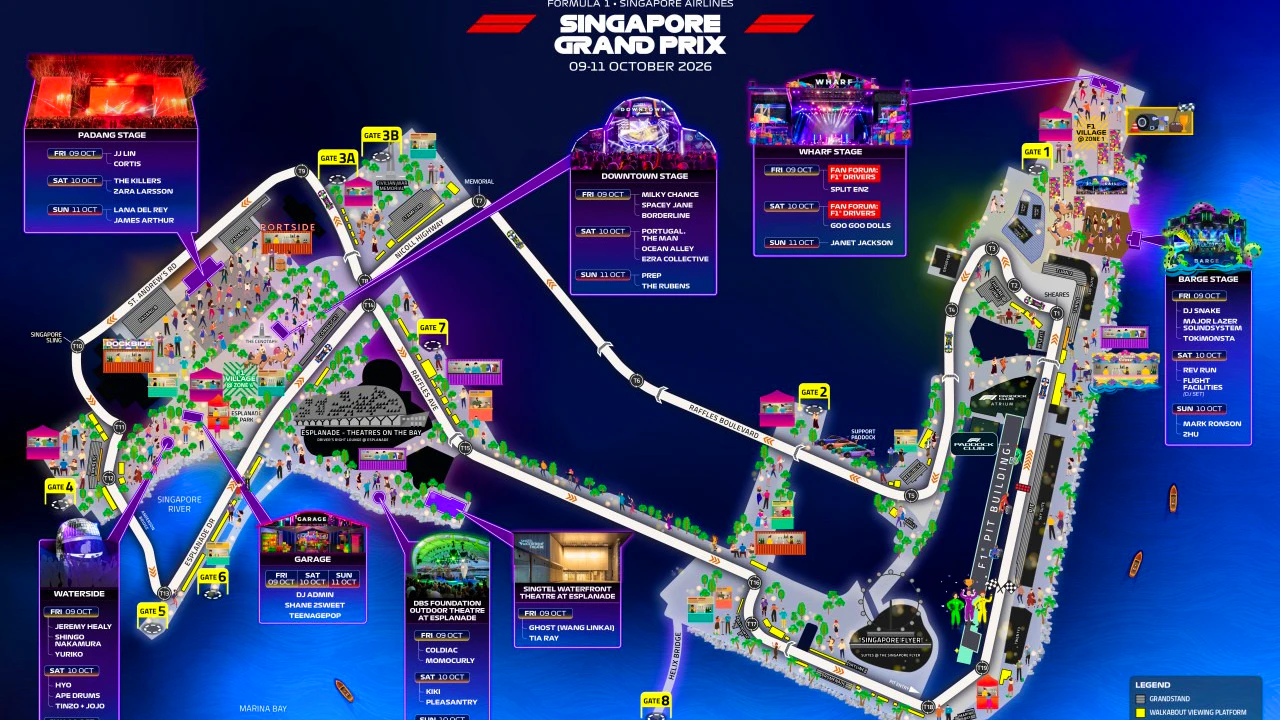 Formula 1 Singapore Airlines Singapore Grand Prix 2026 (9–11 October) Review