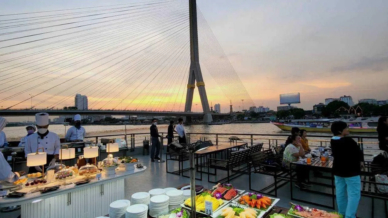 Chao Phraya White Orchid Cruise Location