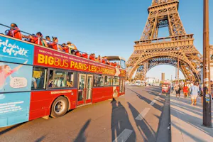 Big Bus Hop on Hop off Pass Paris