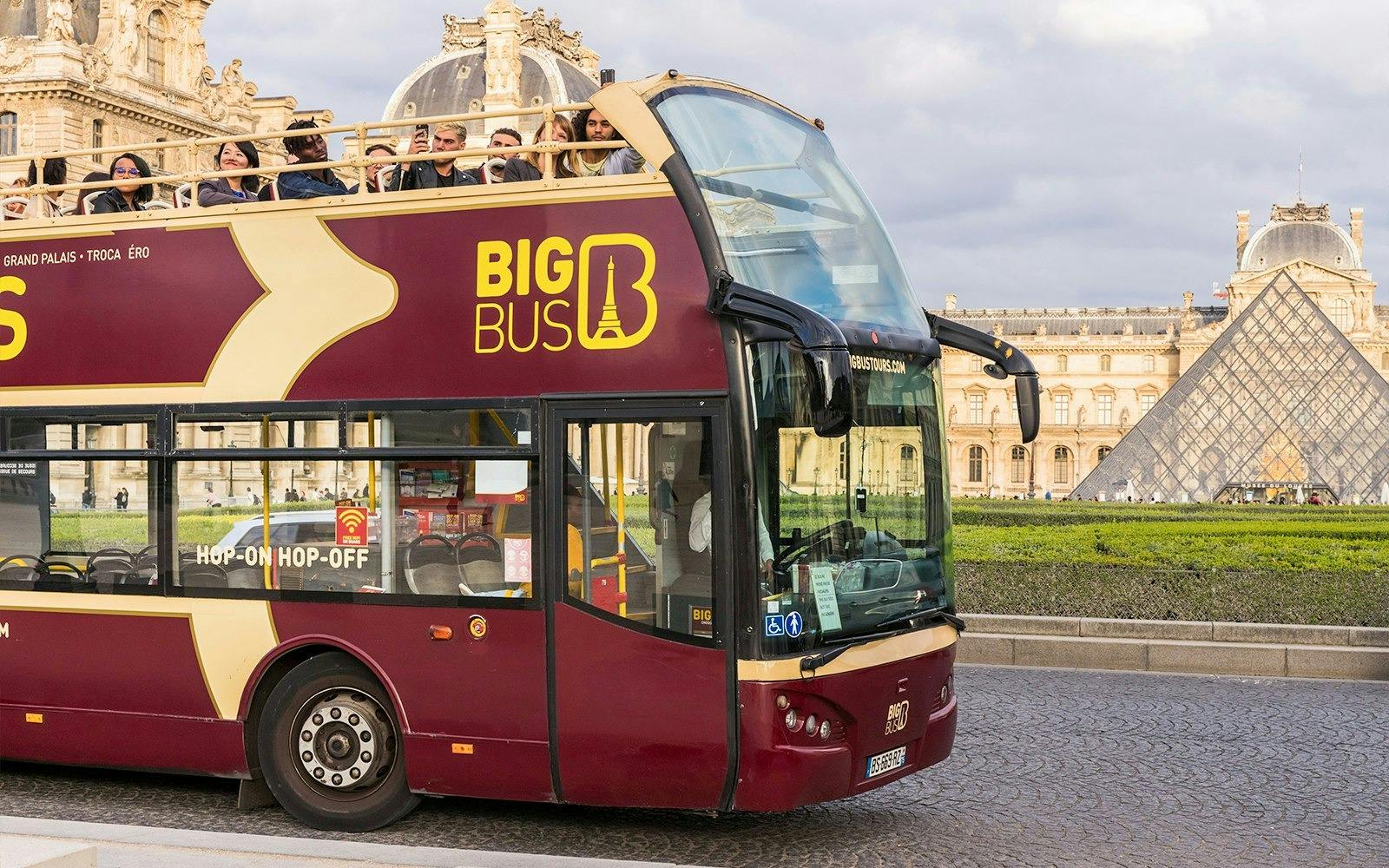 Big Bus Hop on Hop off Pass Paris Location