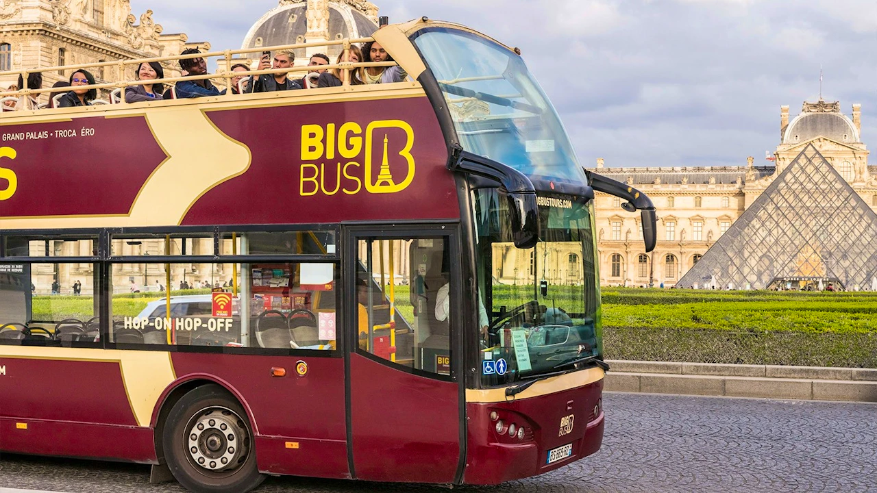 Big Bus Hop on Hop off Pass Paris Location