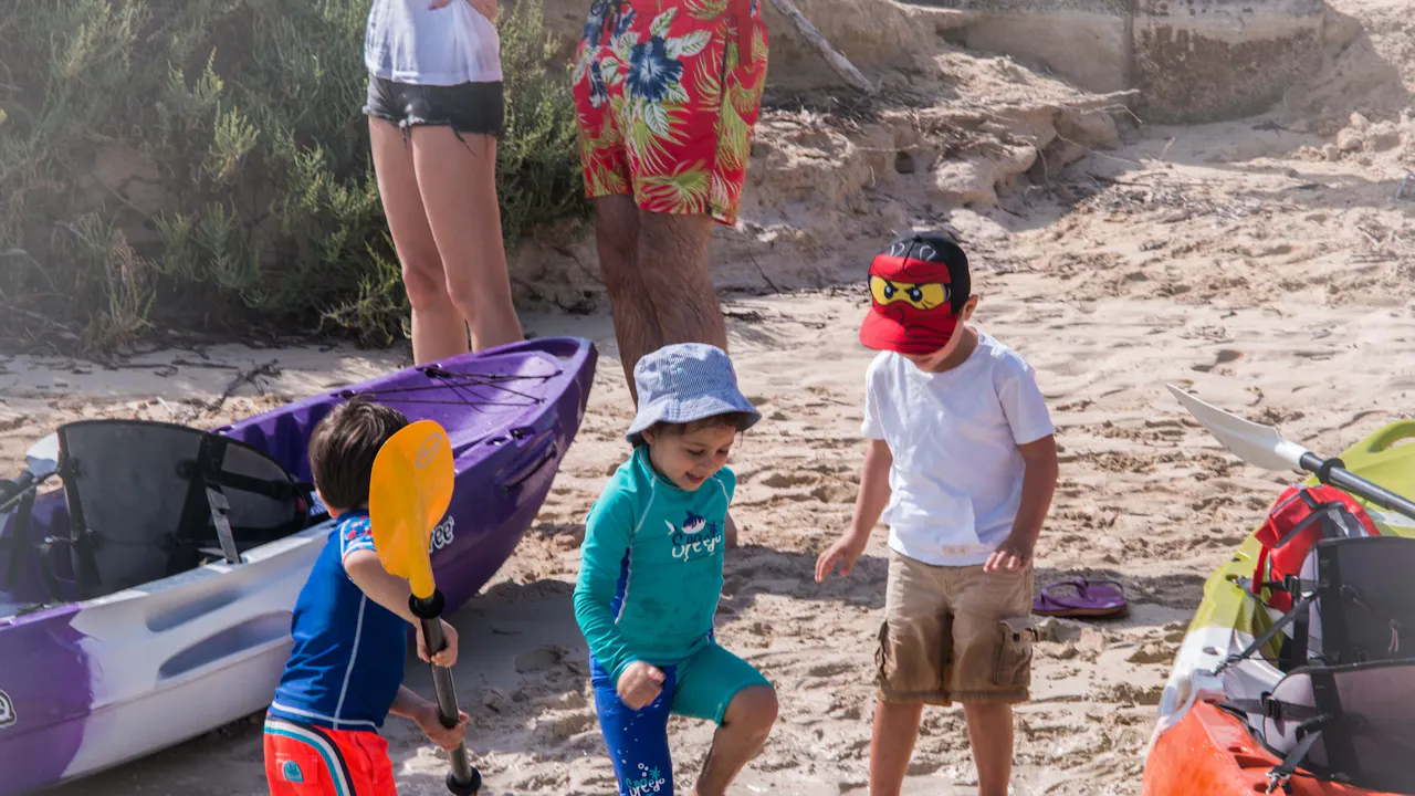 Kayaking through the eastern mangrove national park