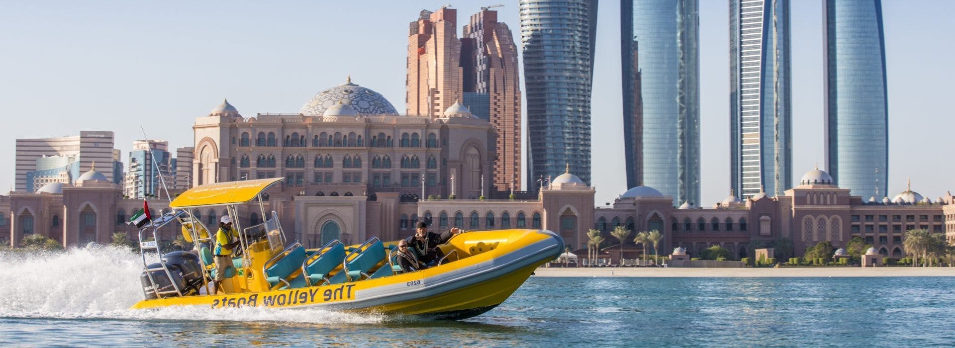 Yellow Boat Abu Dhabi - Corniche Tour Discount