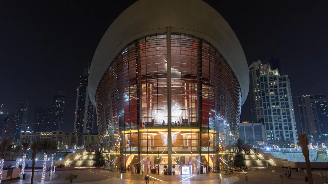 Dubai Opera Architecture Tour Location