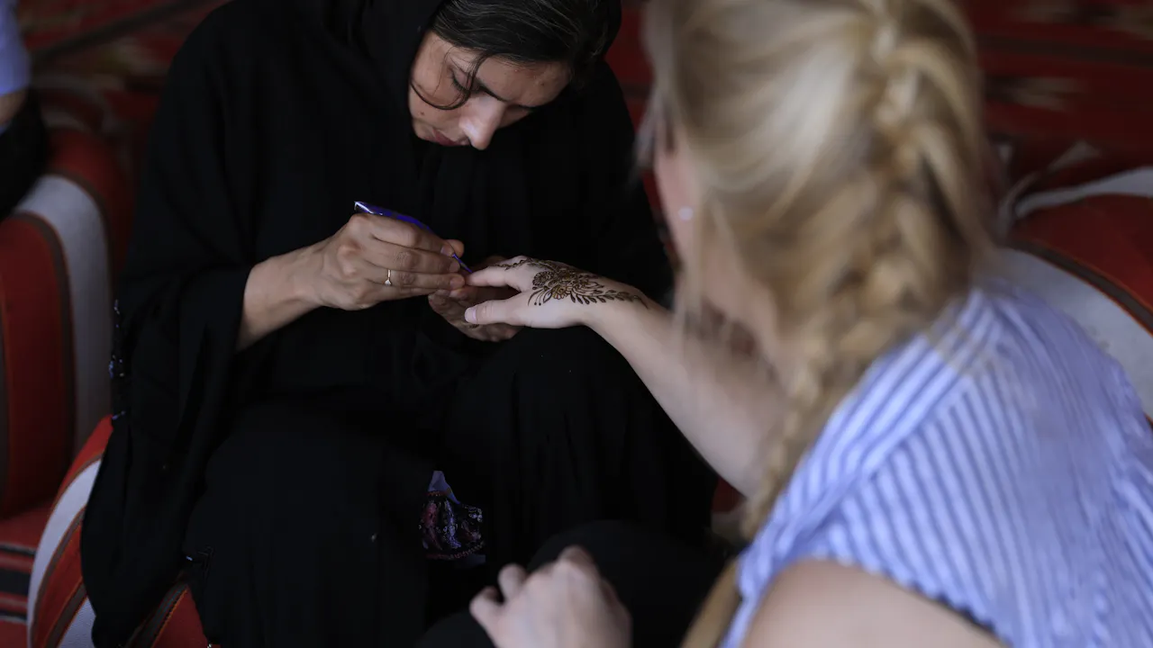 Sunset Camel Trekking With BBQ Dinner