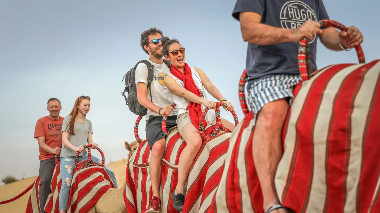 Overnight Red Dune Desert Safari with Dune Bashing BBQ & Breakfast Location