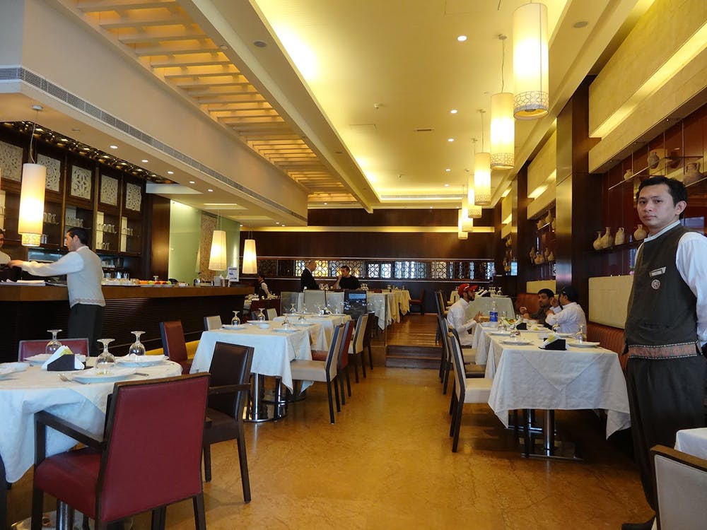 Discover Dubai by night and dine with The Ski Slopes view at Karam Restaurant Review