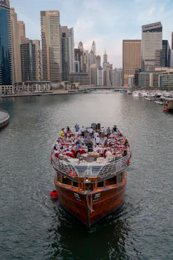 Sunset Dinner Dhow Cruise at Dubai Marina